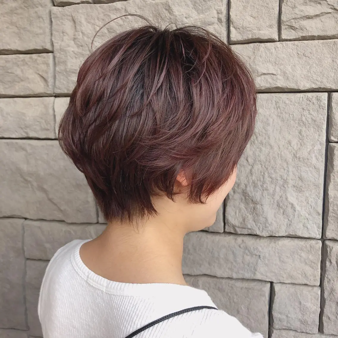 ショート カラー 店長/mao/ 前髪/顔周りカットのヘアスタイル