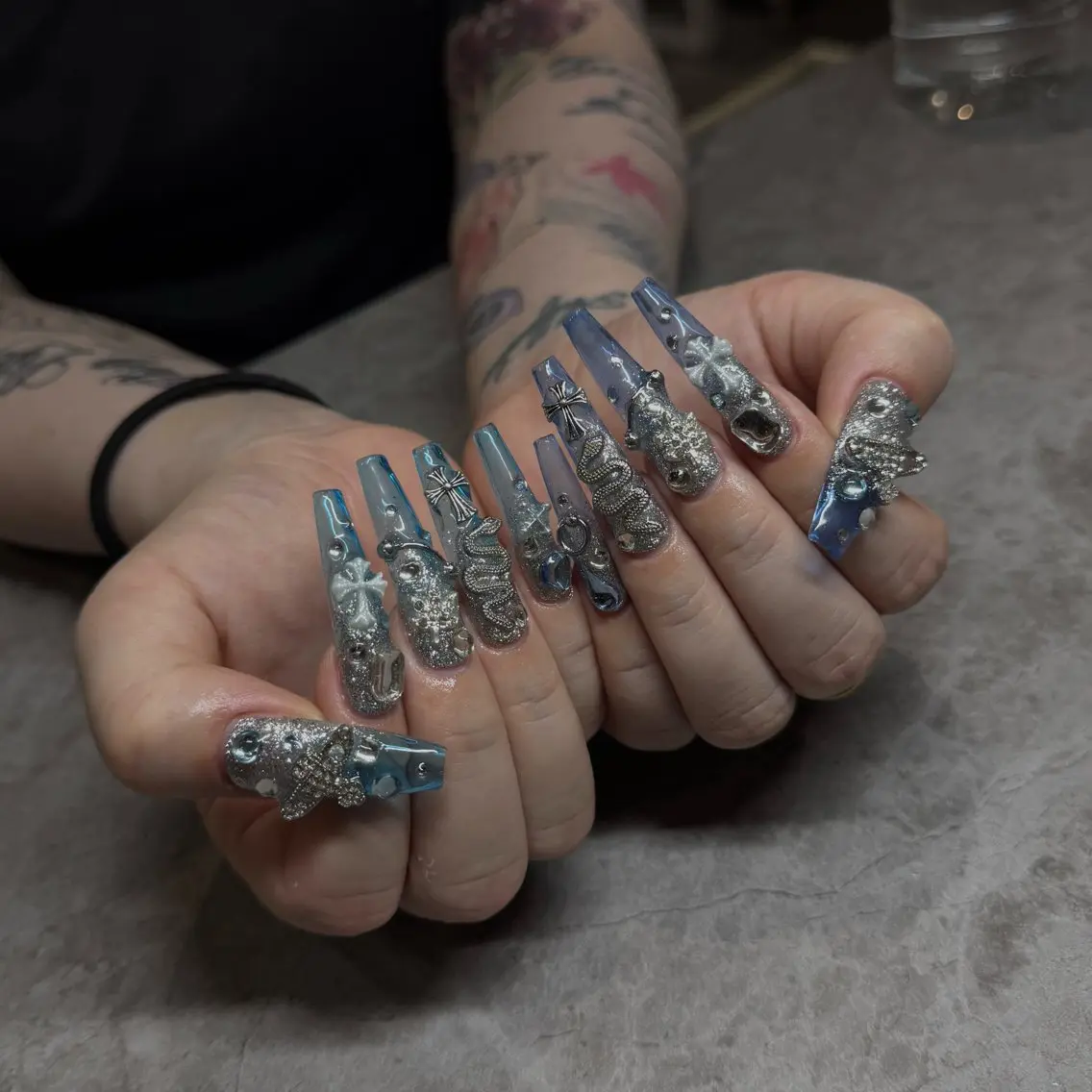ネイル ロングネイル ハンドネイル IROHA NAIL 北村菜帆のネイルデザイン