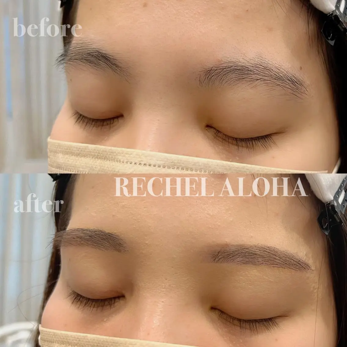 アイブロウ RECHEL ALOHA　茨木店のマツエク・マツパデザイン