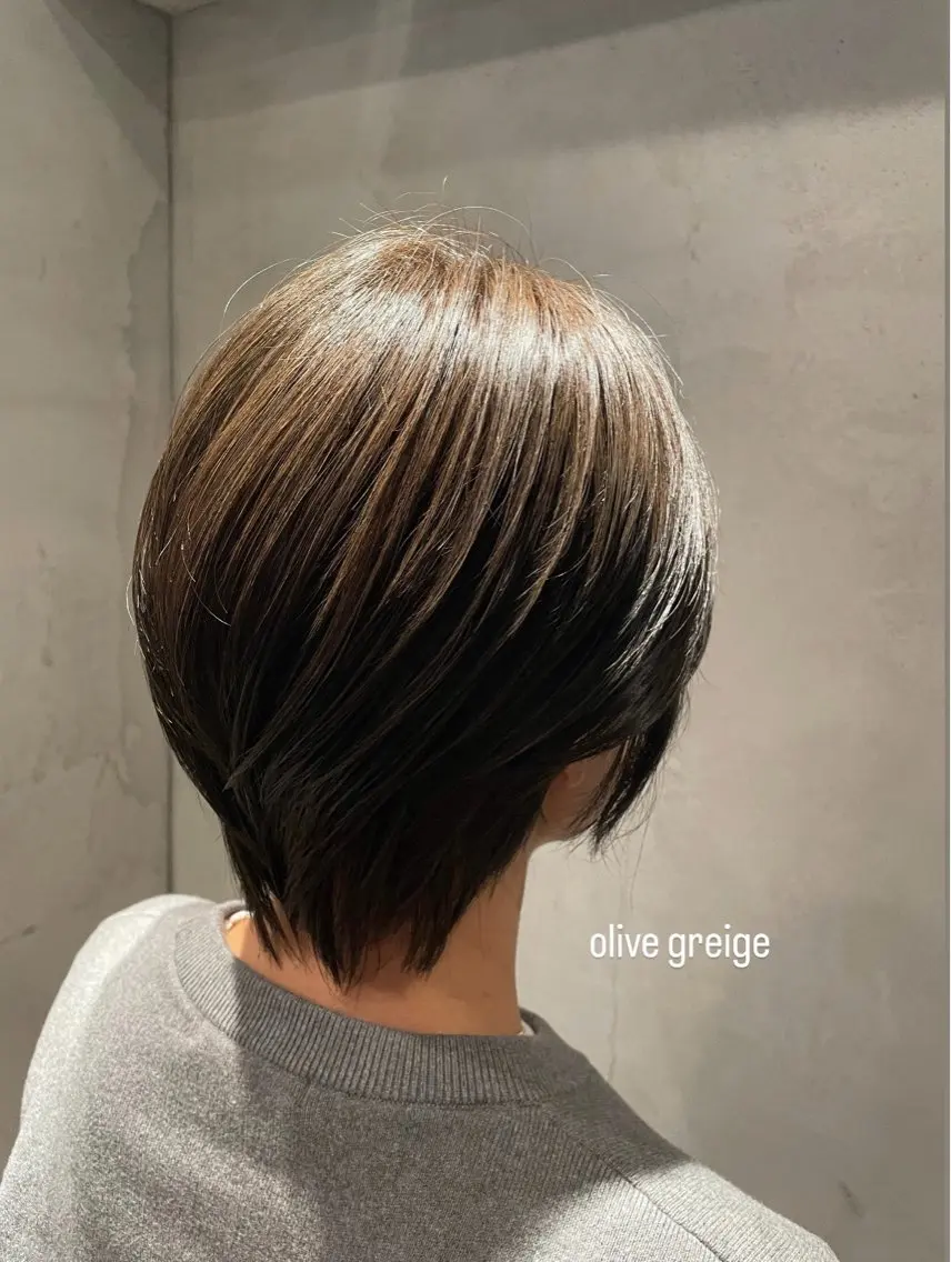 ショート カラー ヘアカラー トリートメント Luna ☾ ໋のヘアスタイル