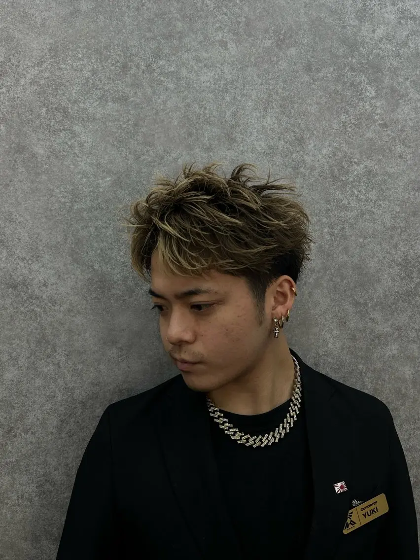 ショート カット 🔥フェザーパーマ 特化🔥勇斗のヘアスタイル