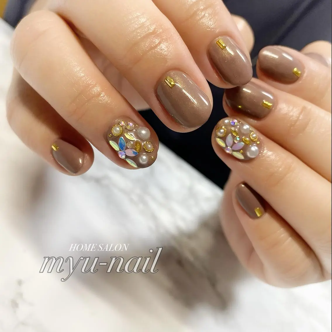 ネイル ハンドネイル ホームサロン myu-nailのネイルデザイン