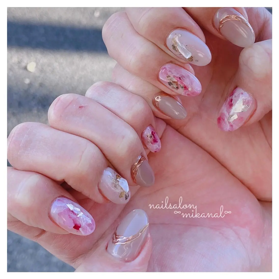 ネイル ハンドネイル nailsalon ∞ ﾐｶﾅﾙ ∞のネイルデザイン