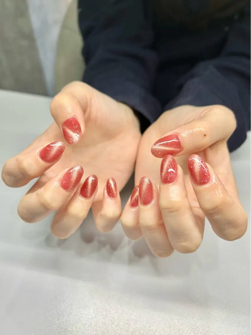 ネイル マグネットネイル ハンドネイル welina Miyukiのネイルデザイン