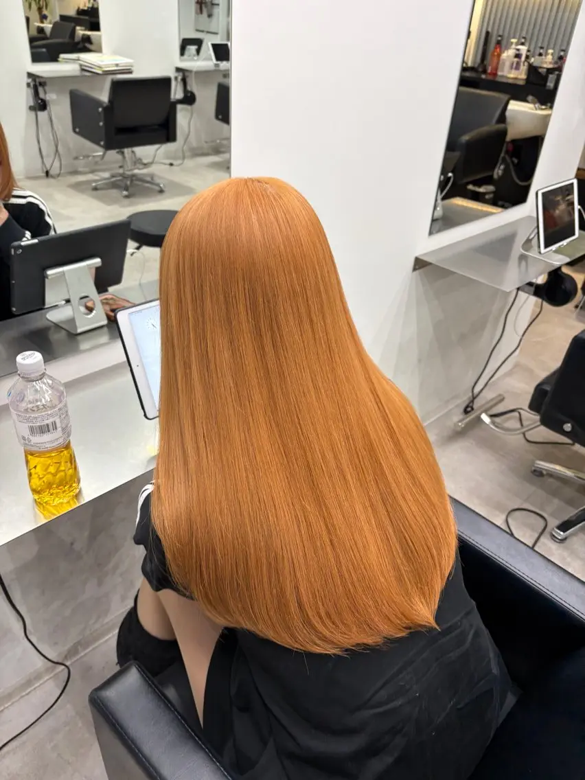 ロング ヘアカラー トリートメント MIHO☾·̩͙⋆ Kroのヘアスタイル