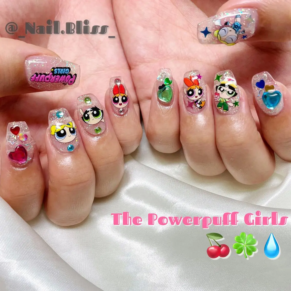 ネイル ハート 持ち込み ハンドネイル NAIL BLISSのネイルデザイン