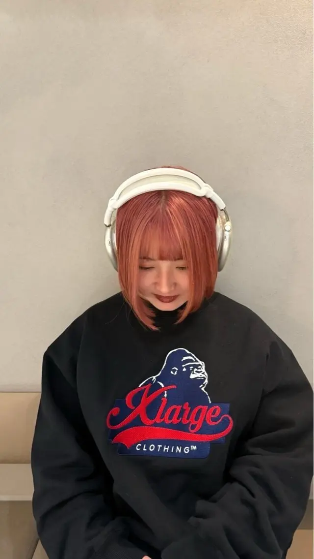 ミディアム カラー ピンクカラー 松本 夢叶のヘアスタイル