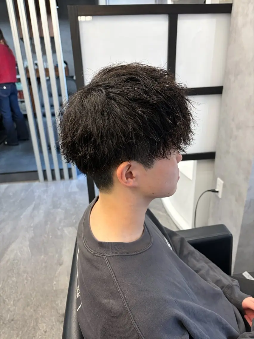 パーマ カット パーマ 德永 咲希のヘアスタイル