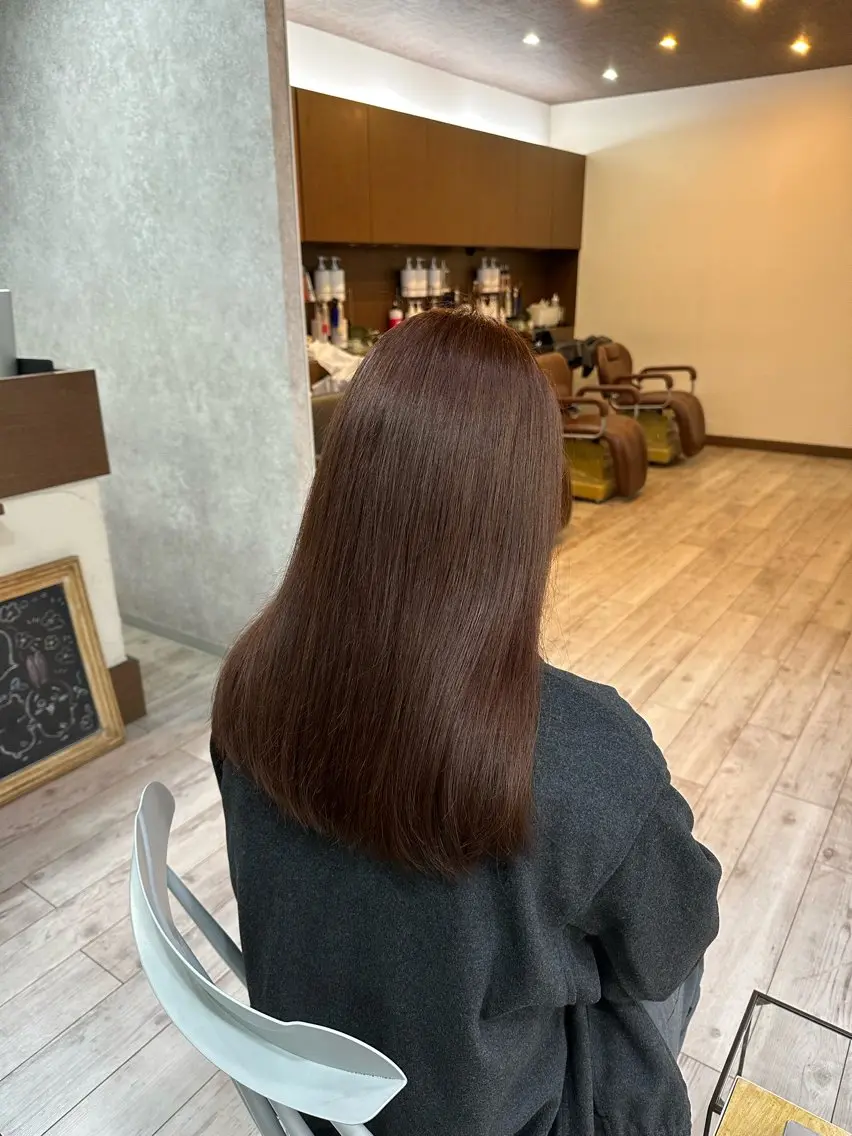 ミディアム カラー ヘアカラー なぎは/似合わせ・ ナチュラルカラーのヘアスタイル