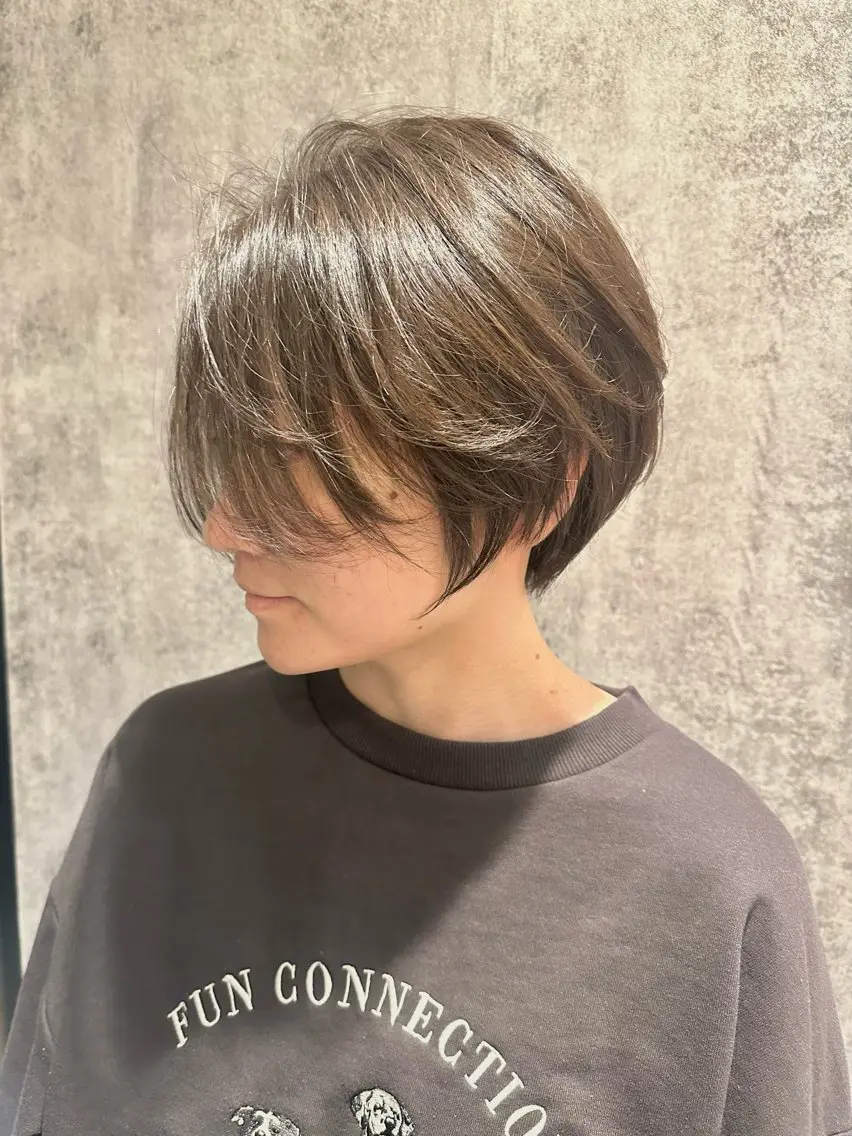 ショート ヘアカラー トリートメント 【neo.】 Mahoのヘアスタイル