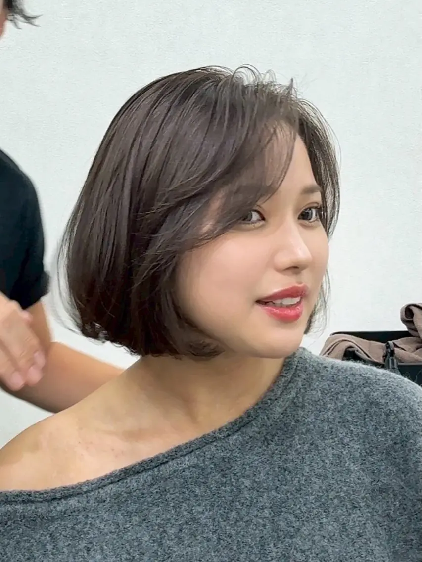ショート ボブレイヤー ボブ レイヤーカット 溝口開世/ショート/ ショートボブ/ボブのヘアスタイル