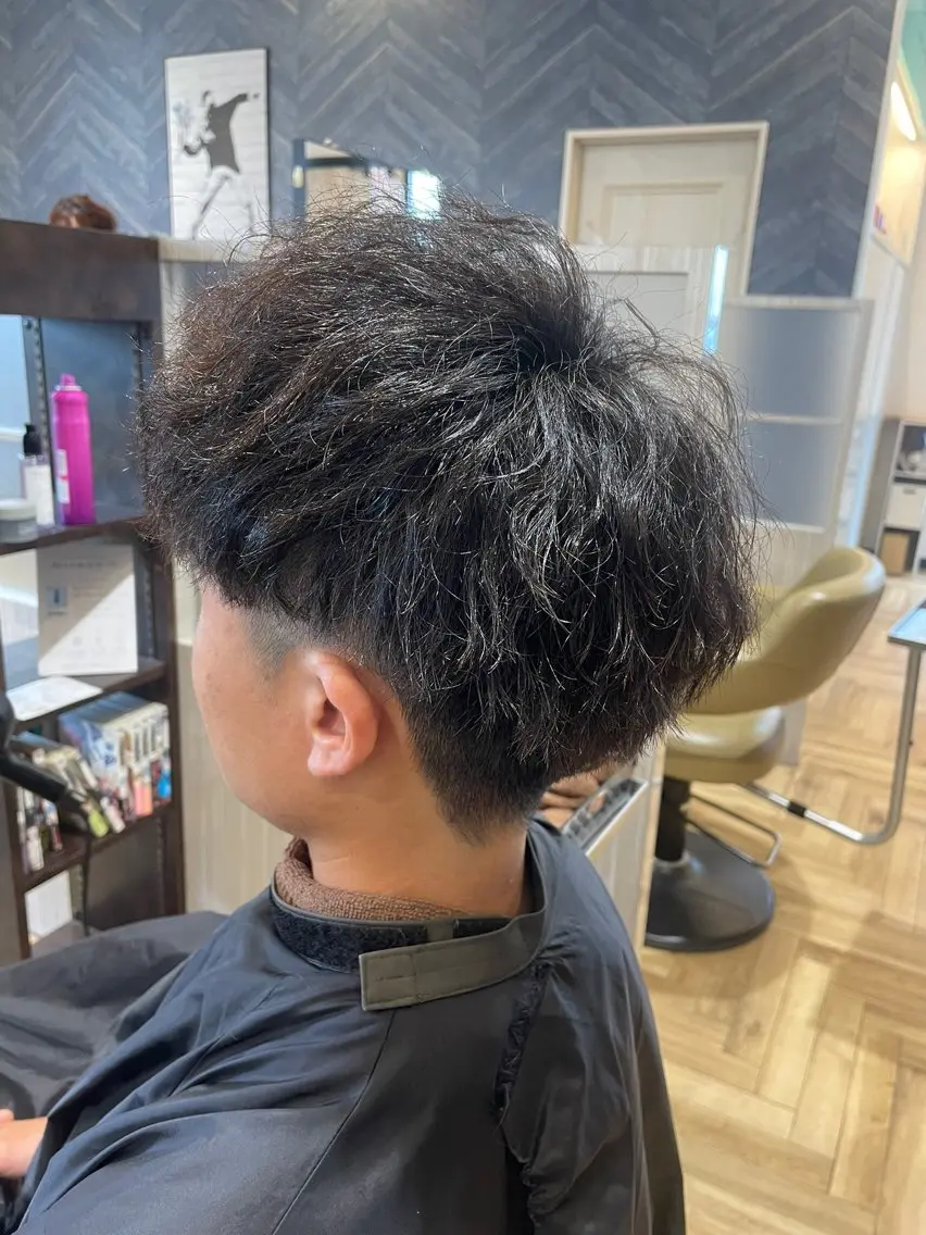 パーマ カット パーマ 中村 誠也のヘアスタイル