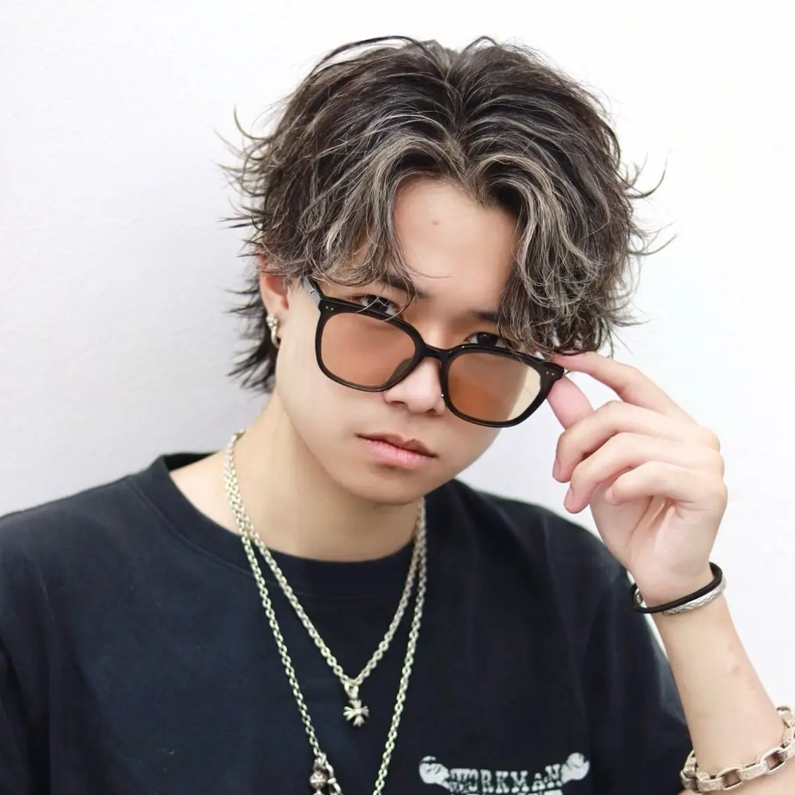 カラー メンズ カット ヘアカラー メンズ特化❤️‍🔥 RIKU❤️‍🔥のヘアスタイル