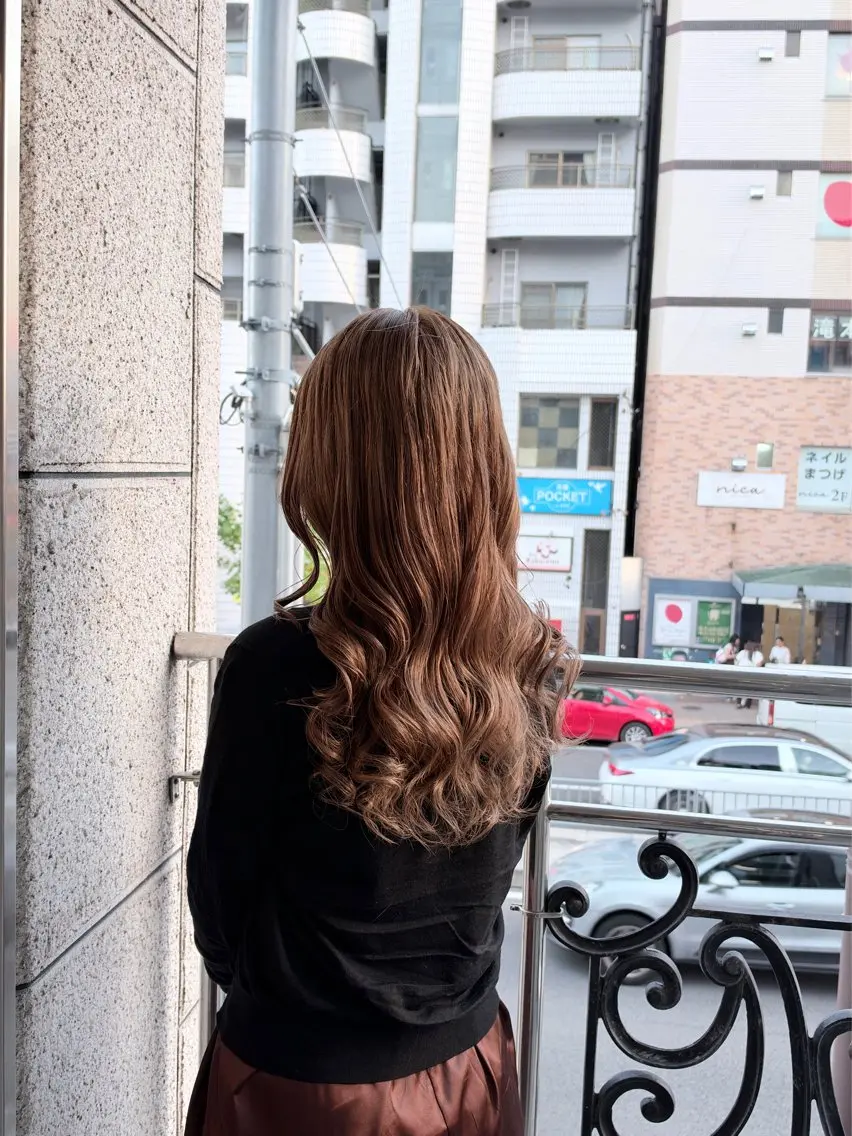 カラー ベージュカラー 透明感カラー グレージュ ハイトーンカラー ミルクティーグレージュ カット ヘアカラー ✨韓国風ブリーチ✨ 髪質改善✨ミヤタのヘアスタイル