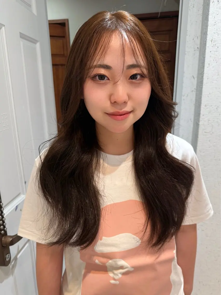 ロング カラー カット ヘアカラー トリートメント mai / linoah˚✧のヘアスタイル