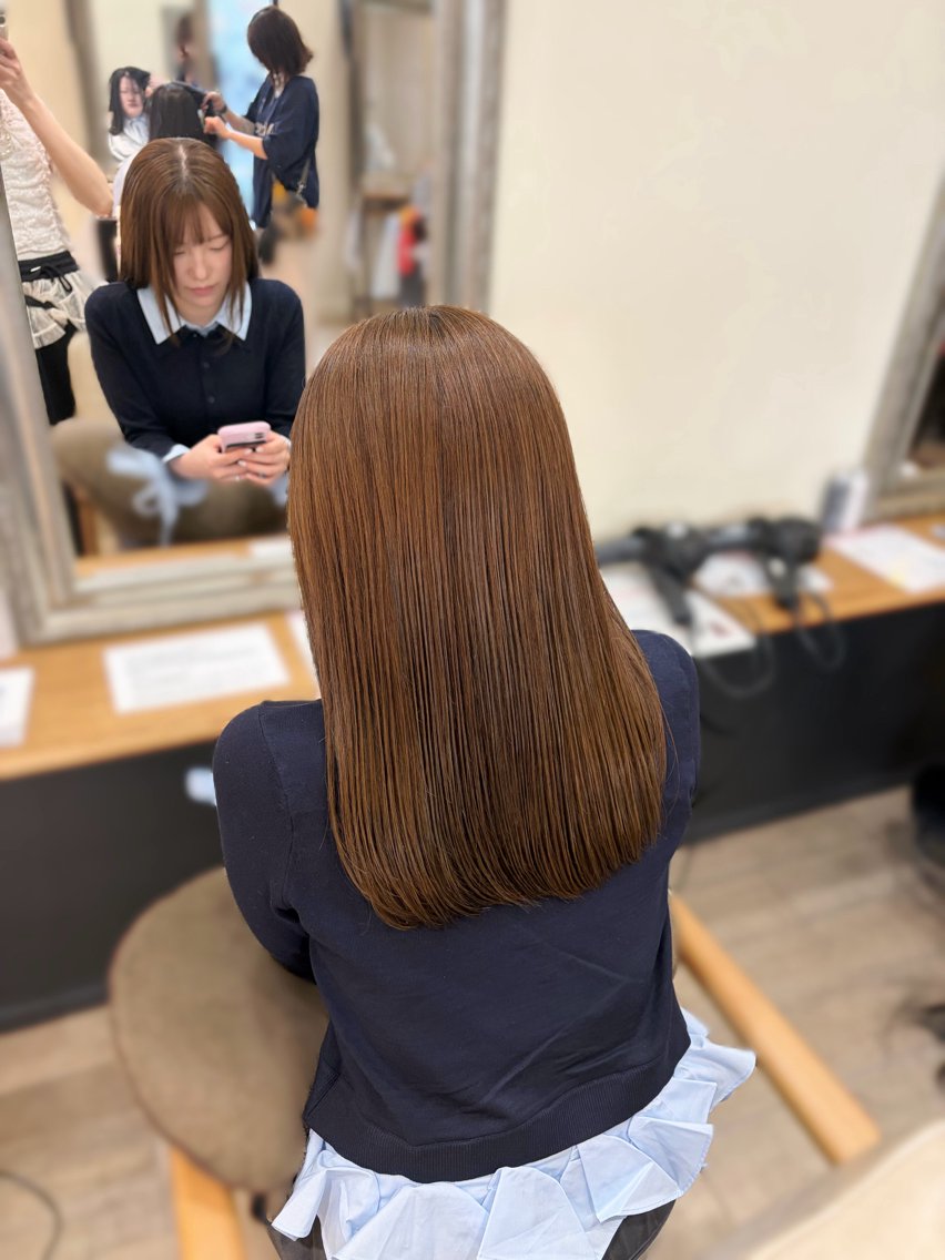 セミロング ヘアカラー トリートメント みゆ/ スタイリスト🎀のヘアスタイル