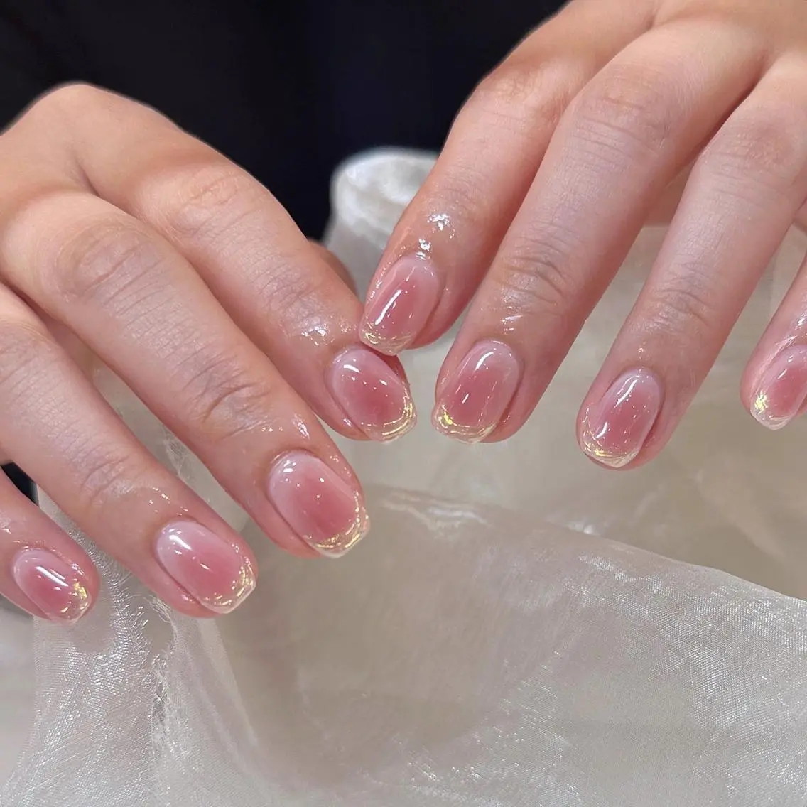 ネイル 氷ネイル・うるうるネイル . .のネイルデザイン