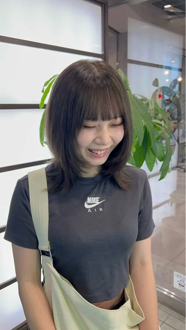 ミディアム カラー カット ヘアカラー 🌞レイヤー×カラー 前川那津美🌞のヘアスタイル