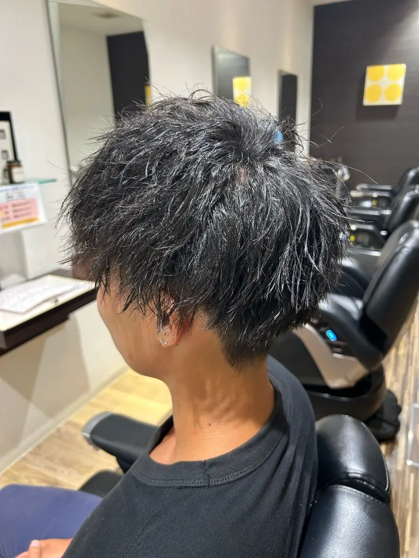 パーマ メンズ 小川 遥加のヘアスタイル