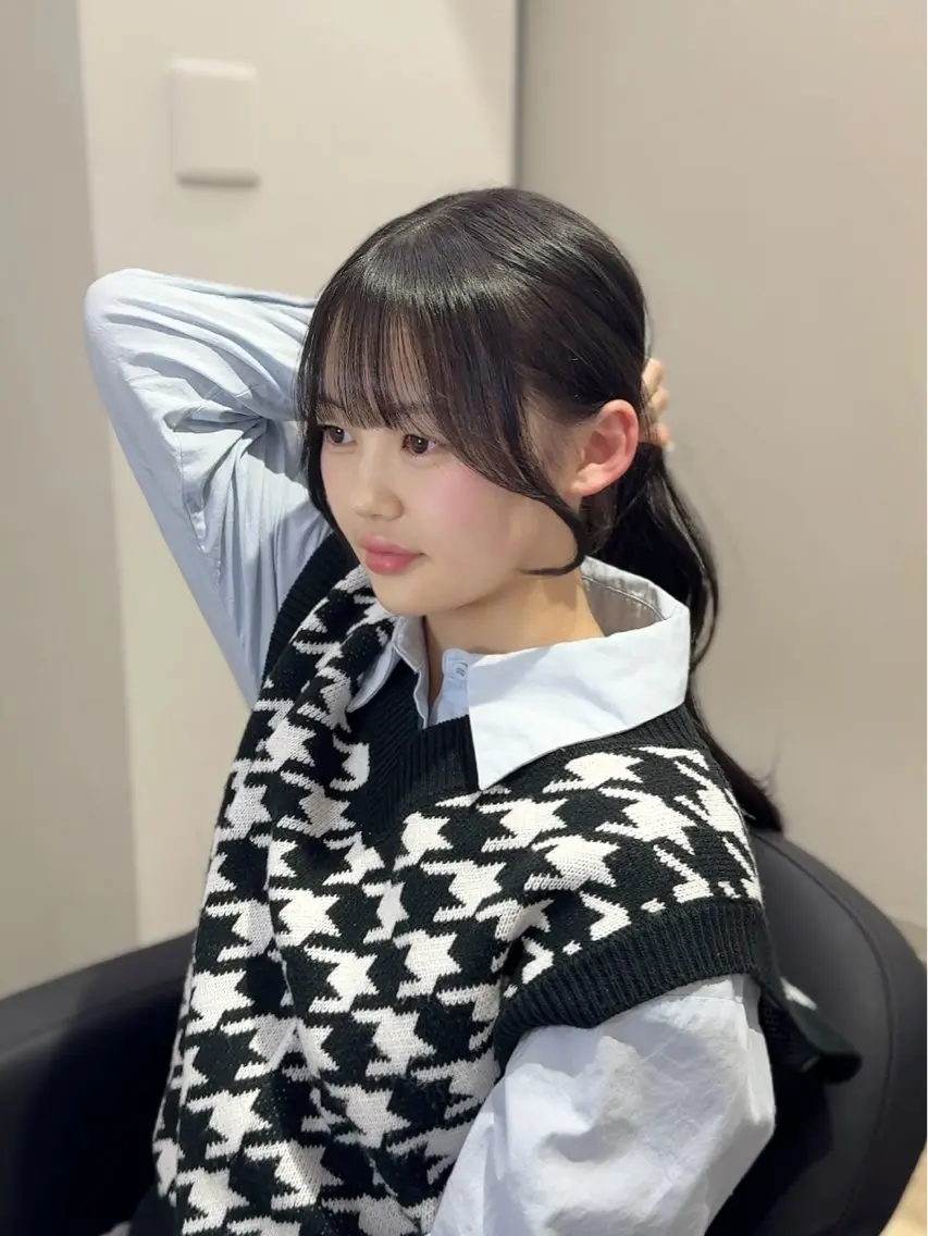ロング YUZU🎀顔まわり ×レイヤーカットのヘアスタイル