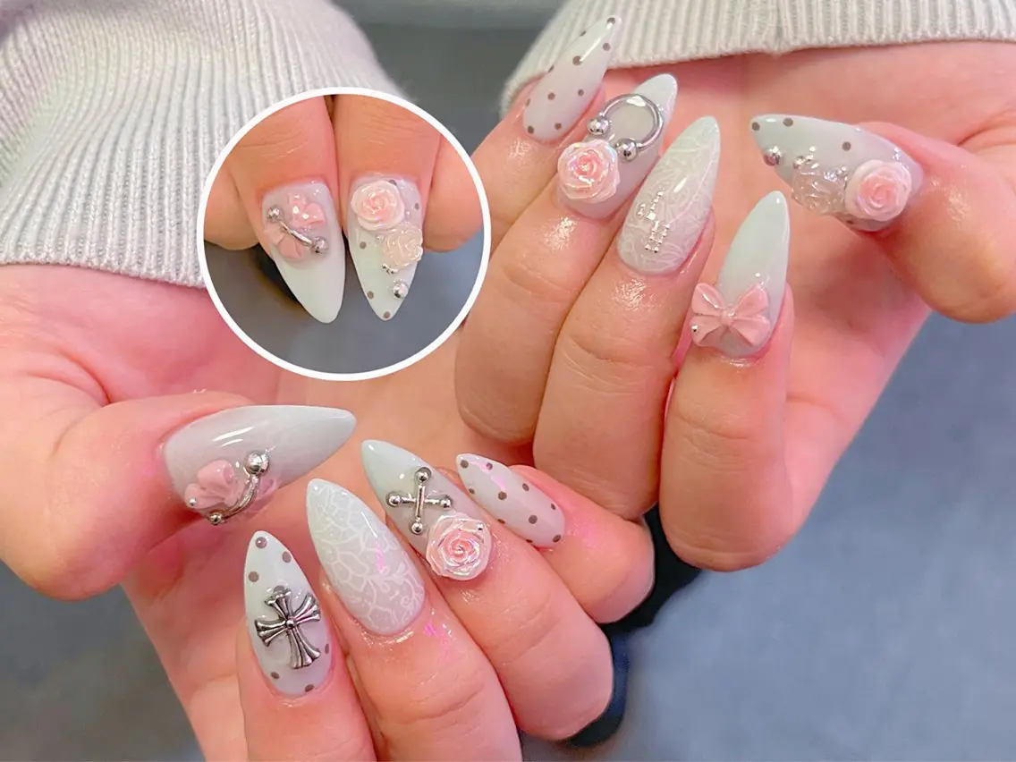 ネイル ボルドー チークネイル 長さ出し フレンチネイル ジェルネイル ハンドネイル Belle Nail Salonのネイルデザイン