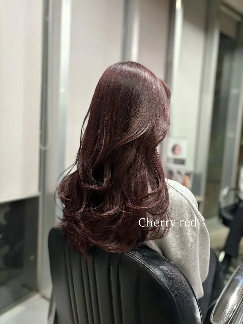 ロング カット ヘアカラー 韓国ヘア🤍 慎之介のヘアスタイル