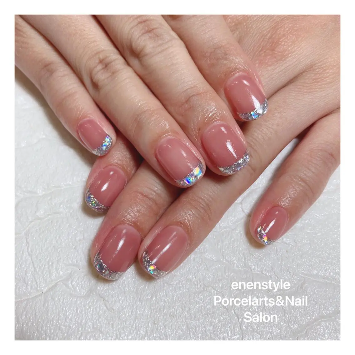 ミディアム ネイル 🐾enen style 🐾のネイルデザイン