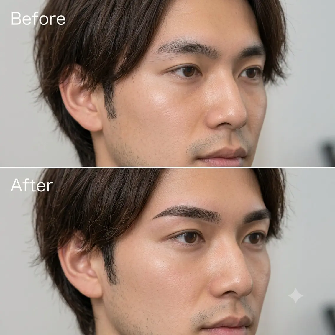 メンズ アイブロウ メンズアイブロウ ワックス脱毛 眉カット その他(アイブロウ) メンズ眉毛アイブロウ サロンkururinの眉毛・アイブロウイメージ