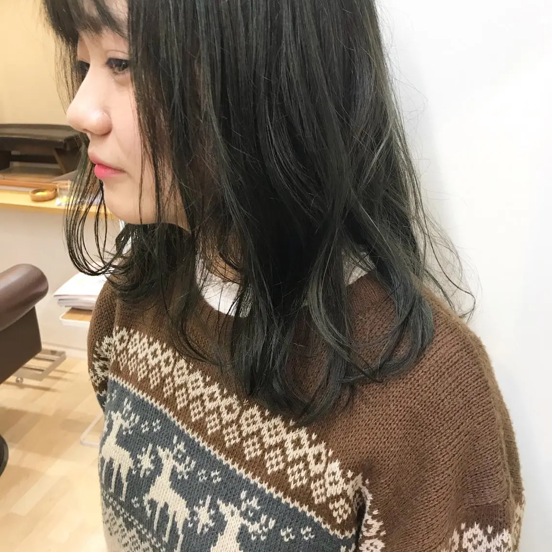 カラー クニモトハルナ ボブ/柔らかカラーのヘアスタイル