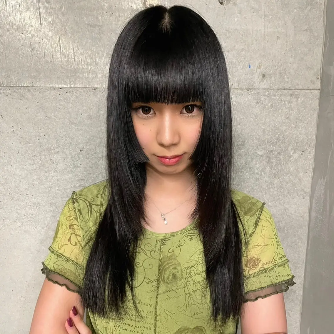 ロング カラー ヘアアレンジ 顔まわりレイヤー 顔周りカット レイヤーカット カット ヘアカラー トリートメント ヘッドスパ Mizobe misakiのヘアスタイル
