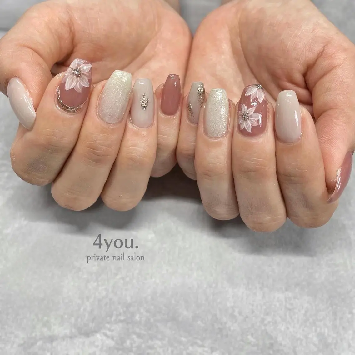ネイル nail salon ４ｙｏｕ．のネイルデザイン