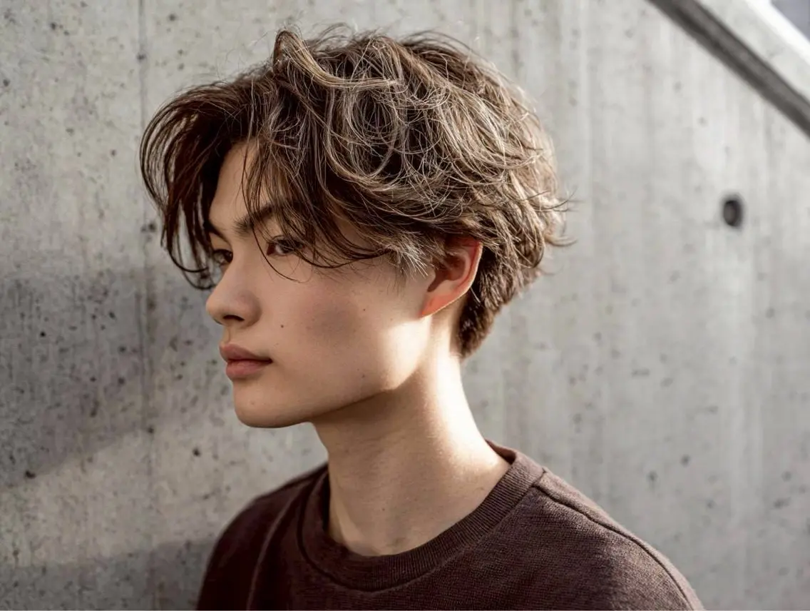 パーマ メンズ メンズ限定そらカット モデル募集🍯🐝のヘアスタイル