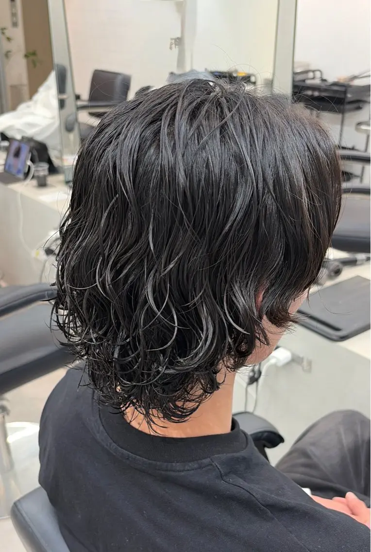 【新規土日限定】メンズカット＋スパイラルパーマの写真
