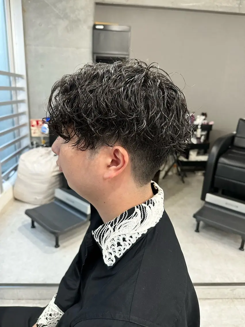 ショート パーマ メンズ メンズ似合わせ🪞 kotoriのヘアスタイル