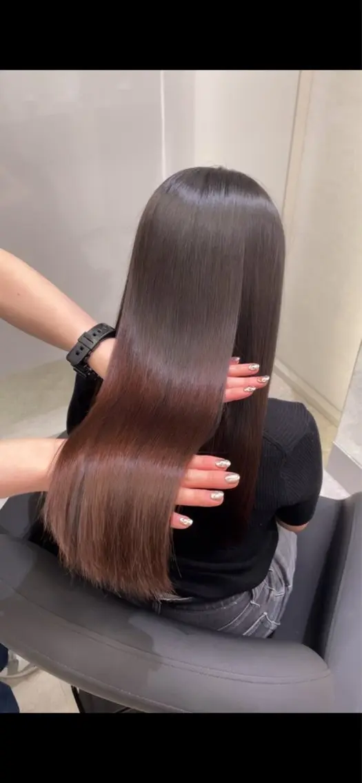 縮毛矯正 森下 美穂のヘアスタイル