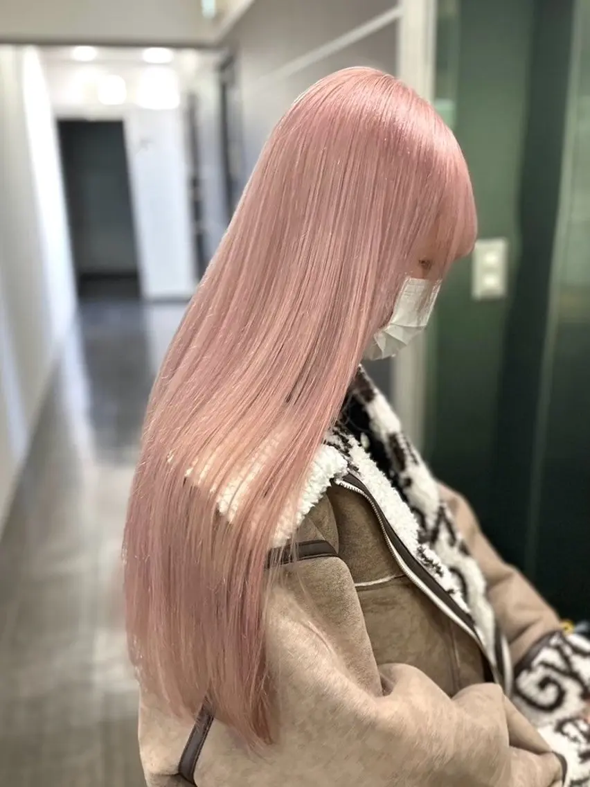 ロング カラー ヘアカラー 透明感カラー/ chinatsuのヘアスタイル