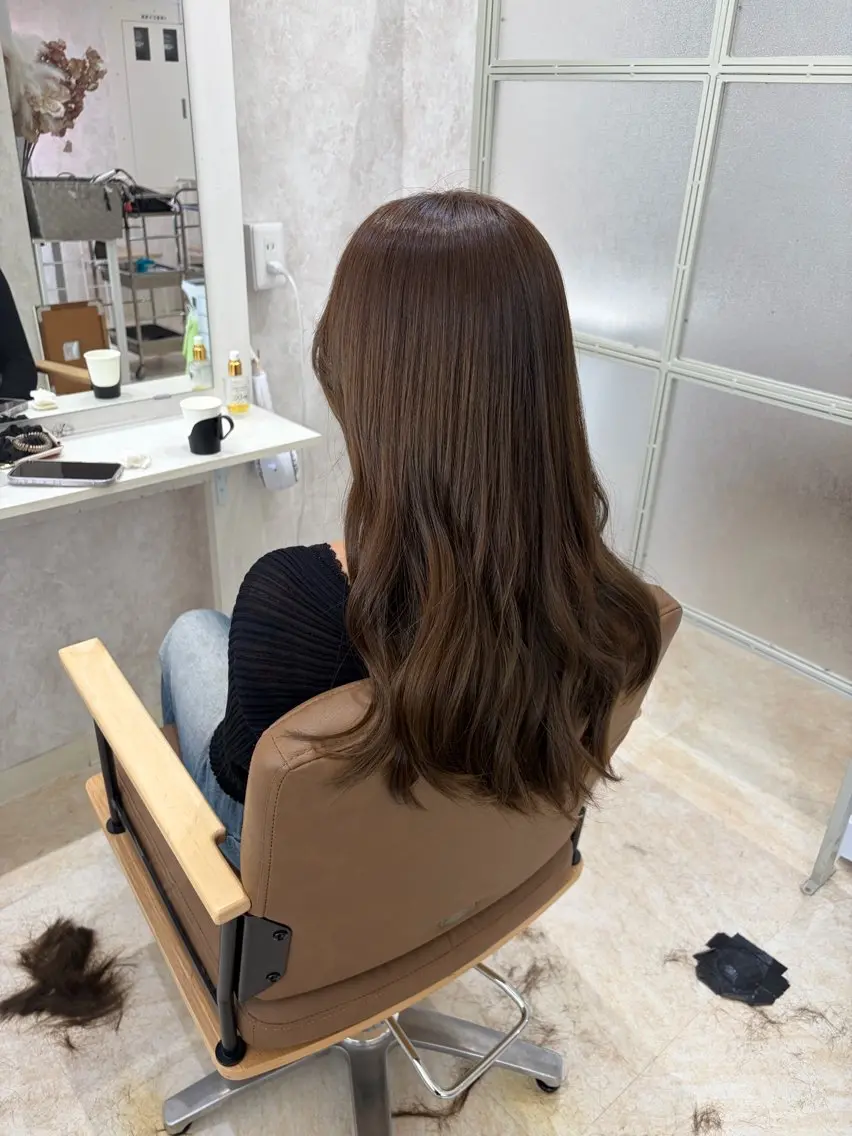 セミロング カラー カット ヘアカラー トリートメント Rico🤎まこと 🤎ボブ/艶カラー♪のヘアスタイル