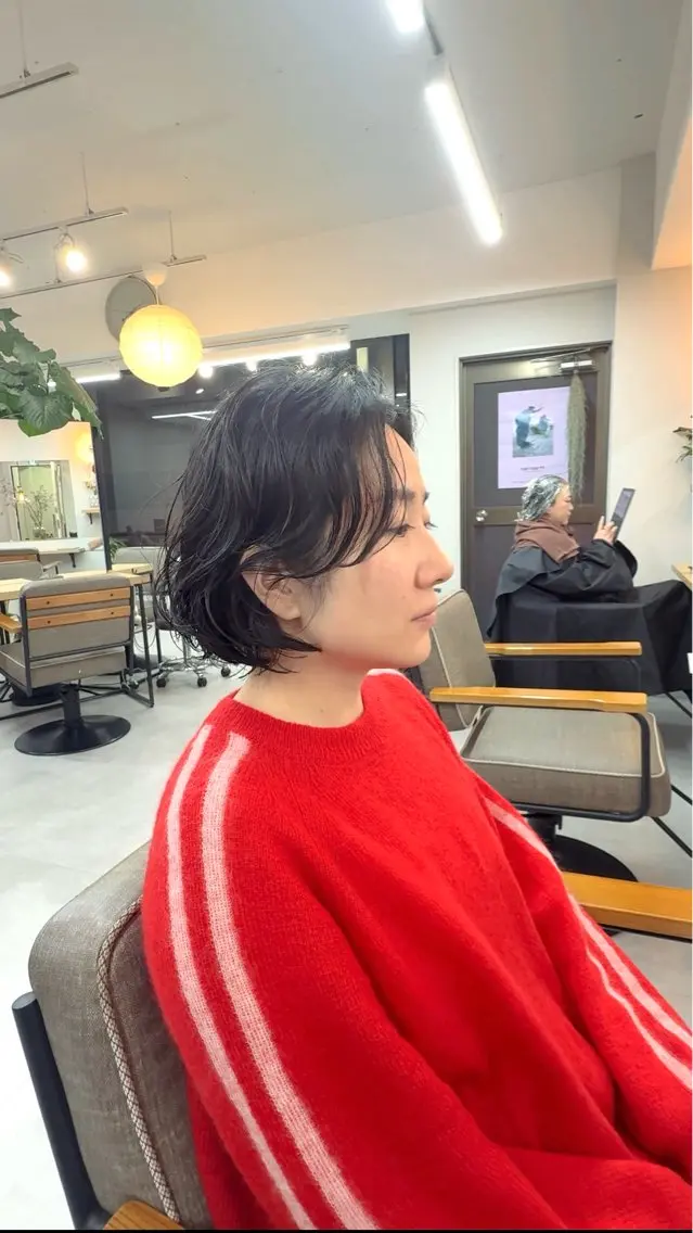 ショート パーマ ボブ カット パーマ トリートメント メンズカット メンズパーマのヘアスタイル