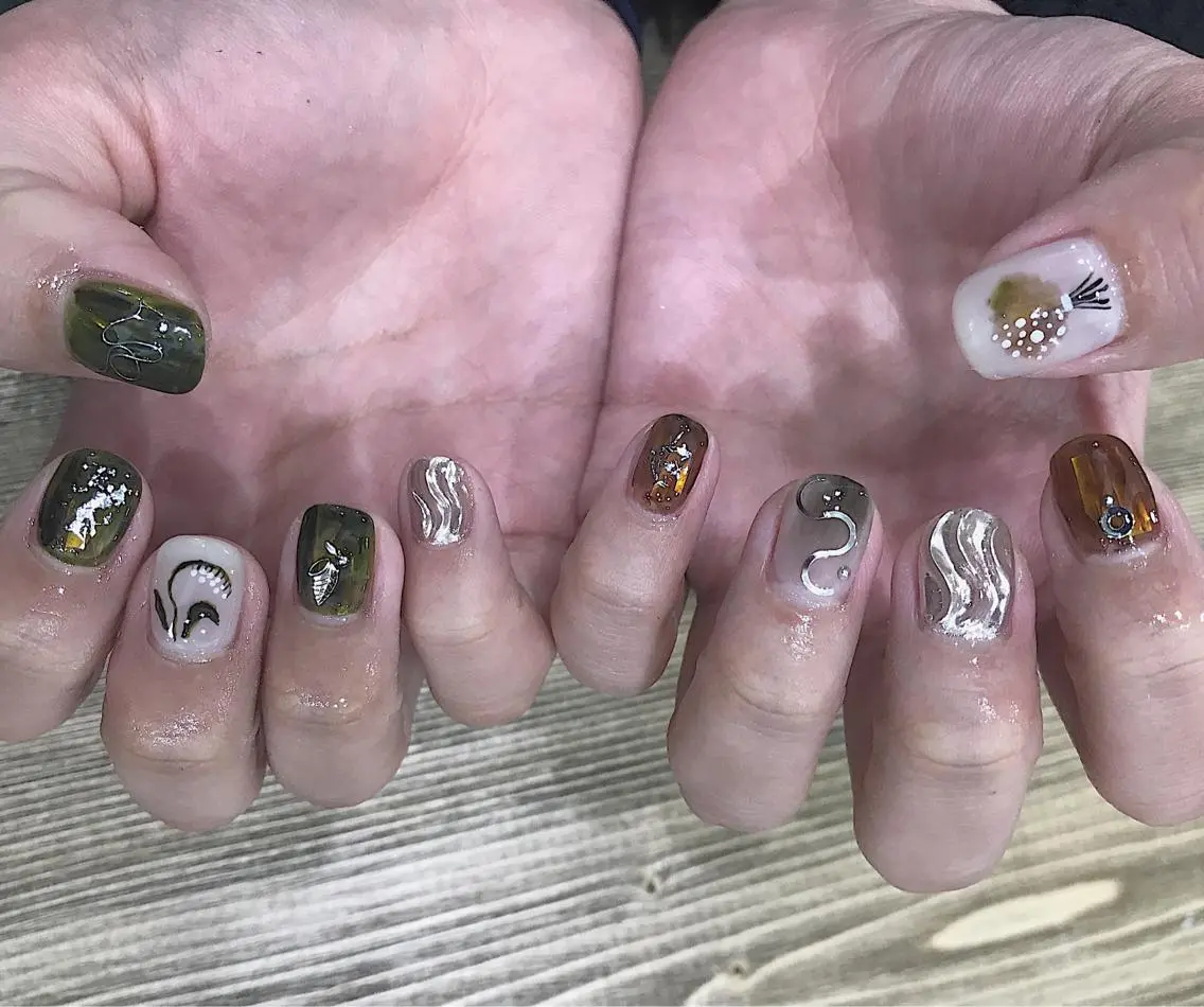 ネイル nailartist lisaのネイルデザイン