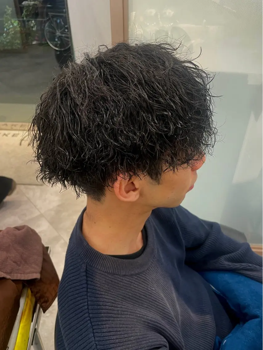 【✨️ミニモ限定✨️】メンズカット+スパイラルパーマ+トリートメント🫧の写真