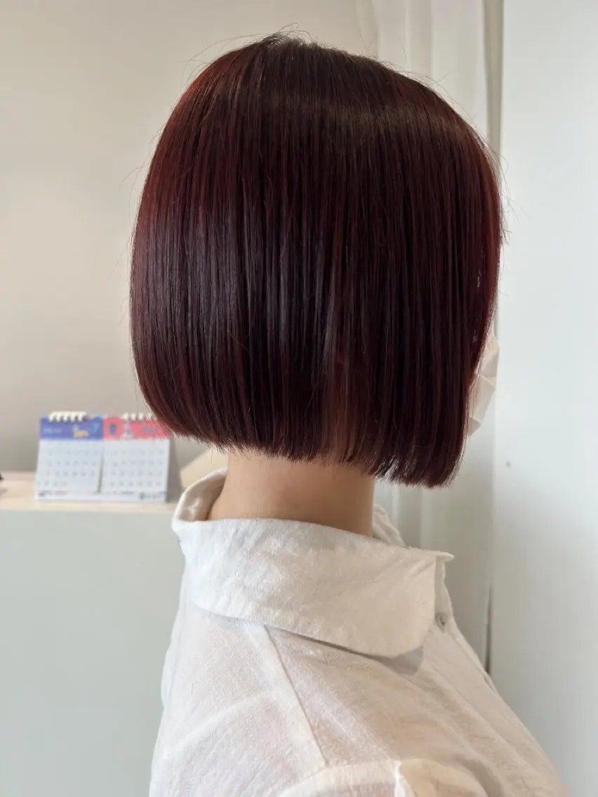 ショート ボブ ボブ/ハイトーン特化 、鯉口勇人のヘアスタイル