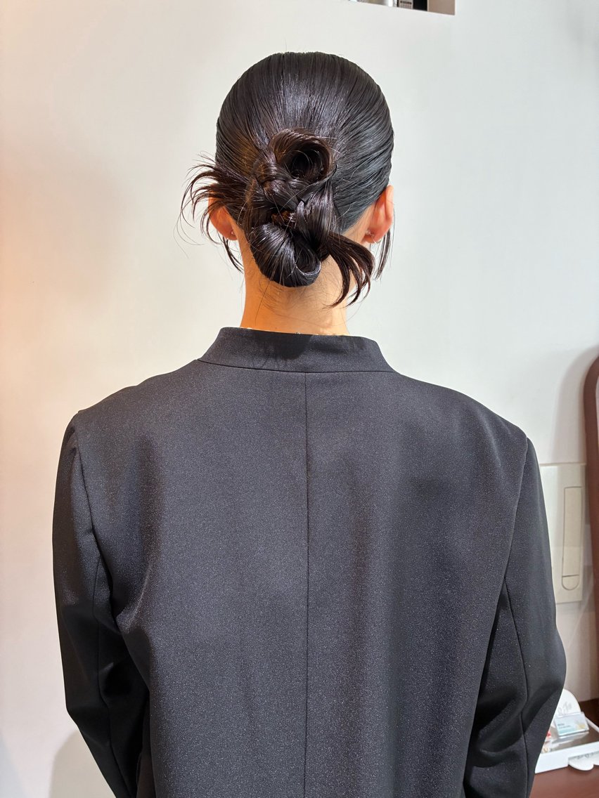 セミロング ヘアアレンジ ヘアセット 💟Opus // Mizuki🐕のヘアスタイル