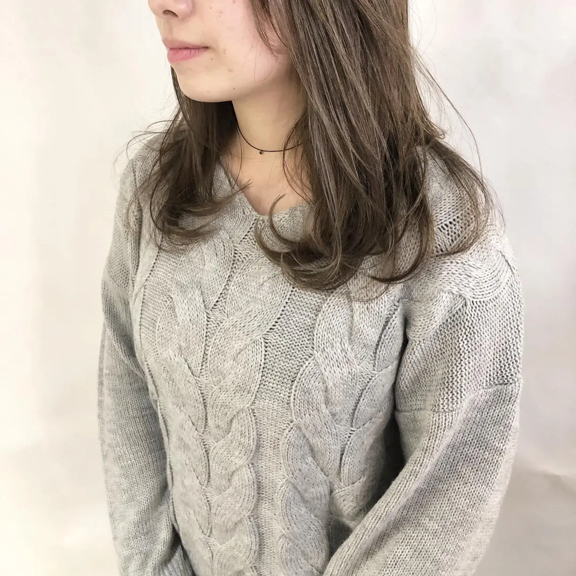 セミロング カラー パーマ ヘアアレンジ メンズ キッズ ネイル マツエク・マツパ メンズハイライト ベージュカラー 透明感カラー ハイライトカラー ハイライト カット ヘアカラー トリートメント ヘッドスパ レイヤーカット✂️ 艶髪/小田部慎也のヘアスタイル