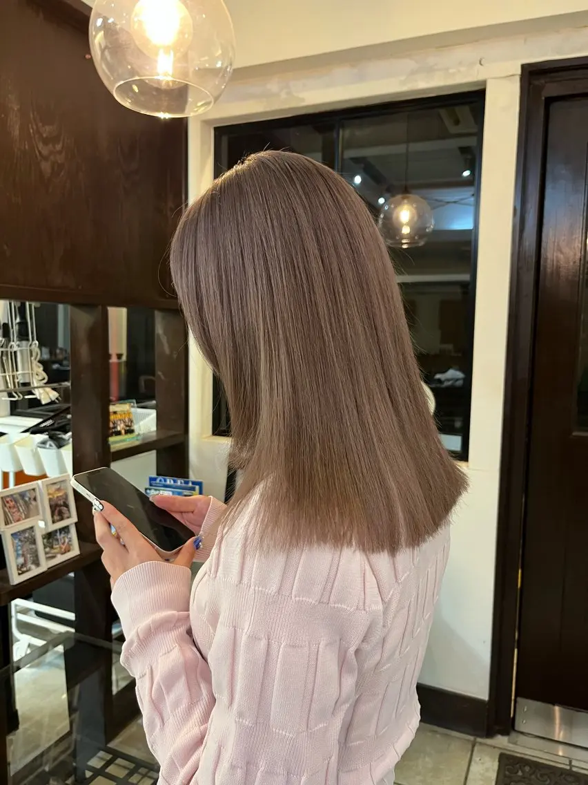 カラー 立道 樹奈のヘアスタイル