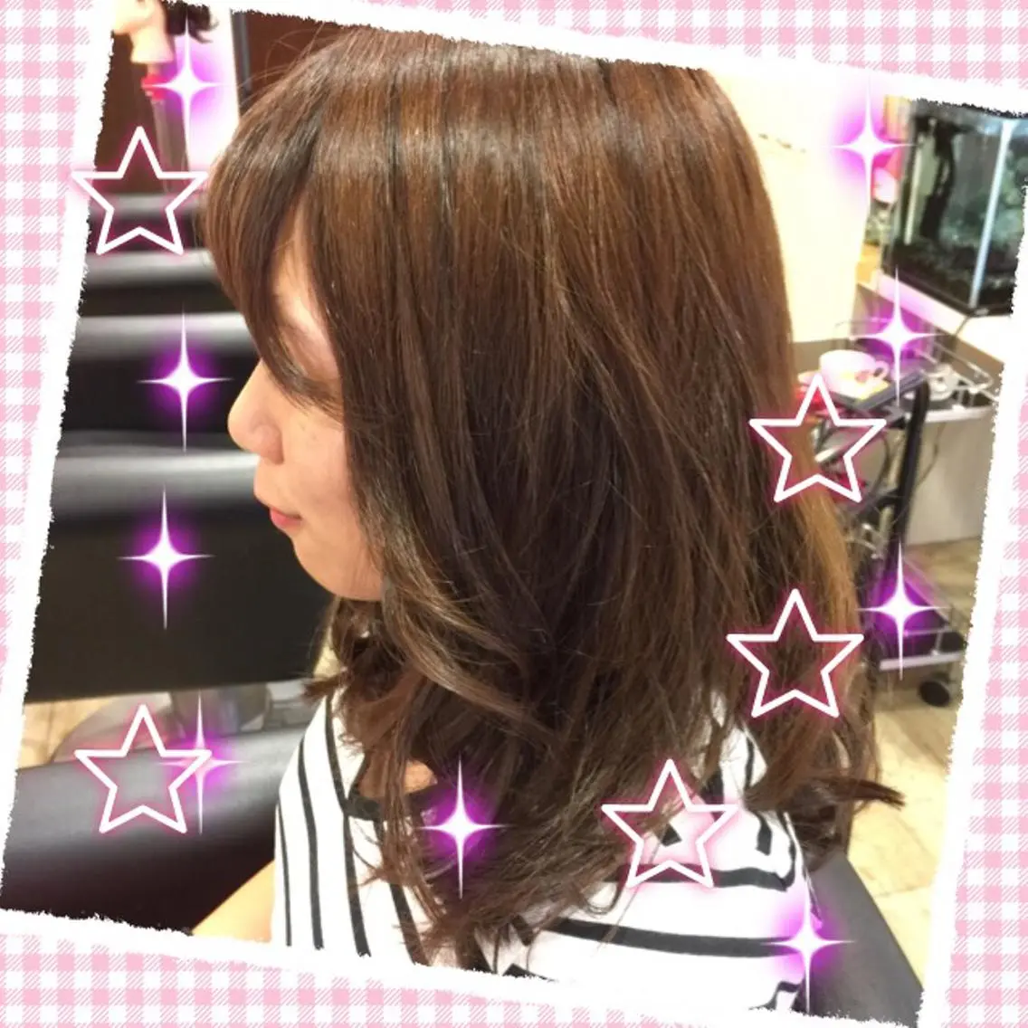 ミディアム アッシュ 織田 英之のヘアスタイル