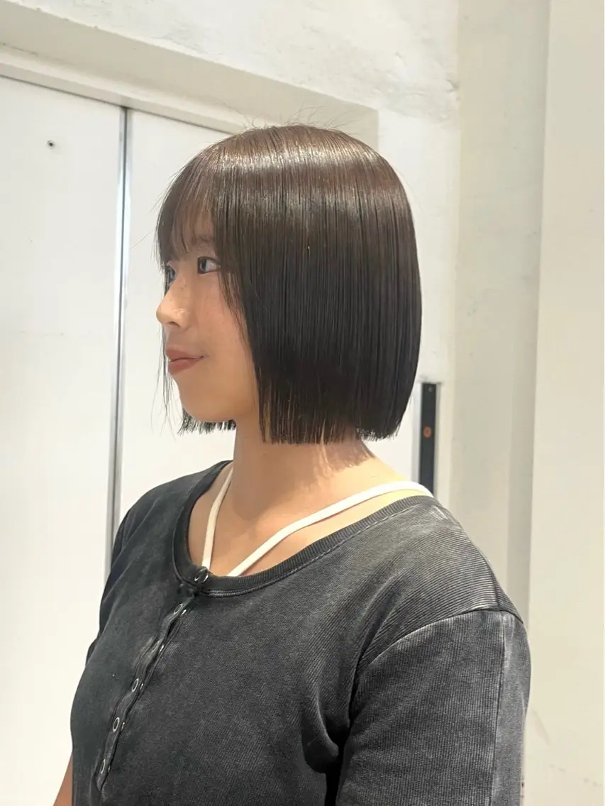 ミディアム カラー せりな🎀🕯️ /透明感カラーのヘアスタイル