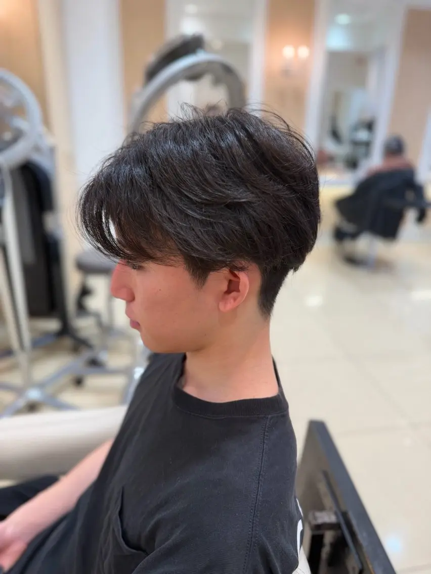 メンズ カット パーマ ☆Ash中目黒 浦野遥☆*。のヘアスタイル