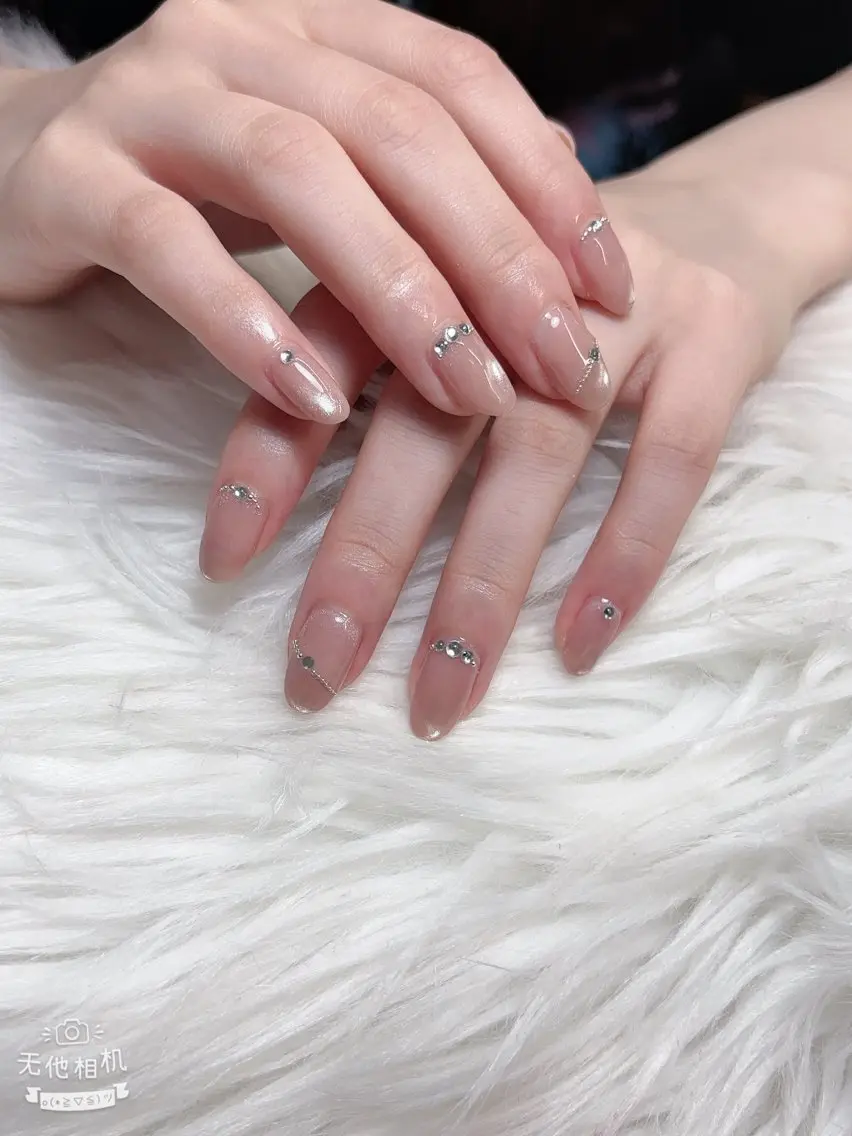 ネイル 長さ出し フレンチネイル グラデーション 韓国ネイル マグネットネイル ハンドネイル VB HEAVEN nailのネイルデザイン
