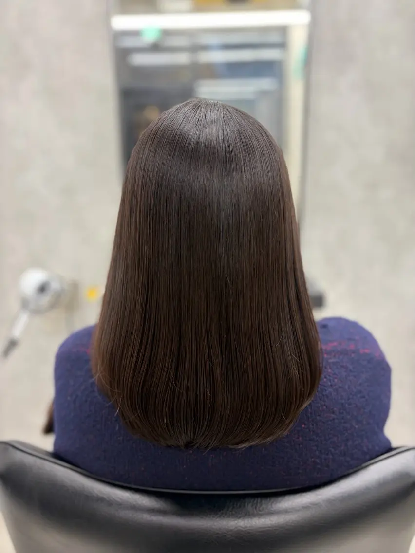 ロング カラー 髪質改善 縮毛矯正 トリートメント カット ヘアカラー 縮毛矯正 トリートメント すぐ巻ける縮毛矯正 🍀勝倉　麗のヘアスタイル