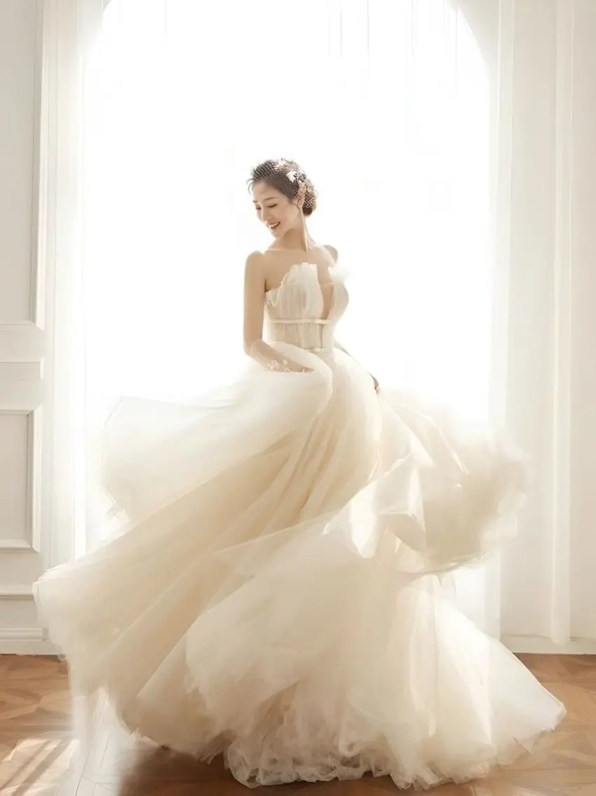 プレウェディング👰幸せになると噂のサロンで仕上げる、世界で一番美しい花嫁姿。５９８００円→１００００円の写真